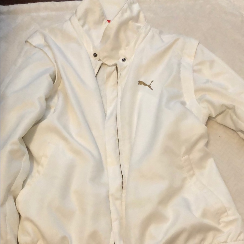 Puma zip up sweater and vest